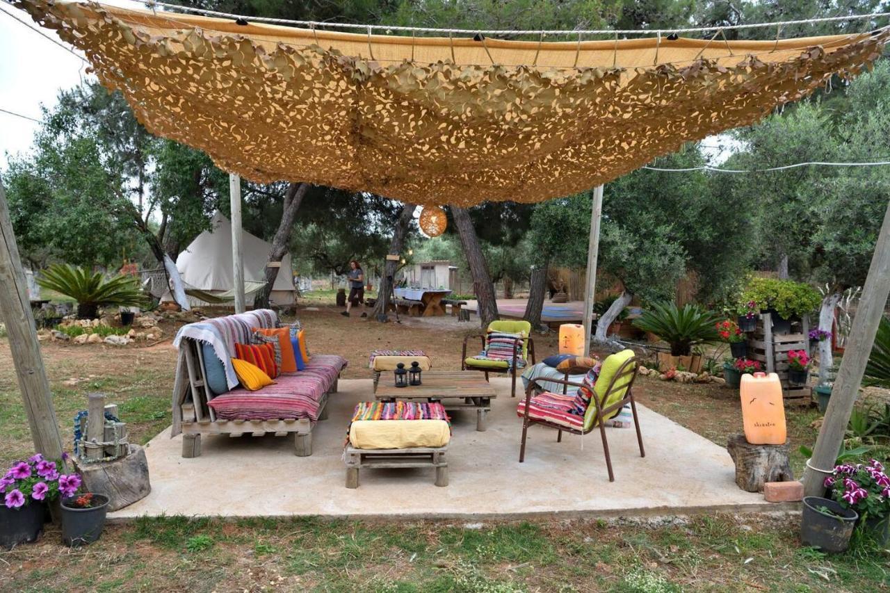 Glamping At A Lovely Tent In Skiaxtro- Marathopoli Villa Exterior foto