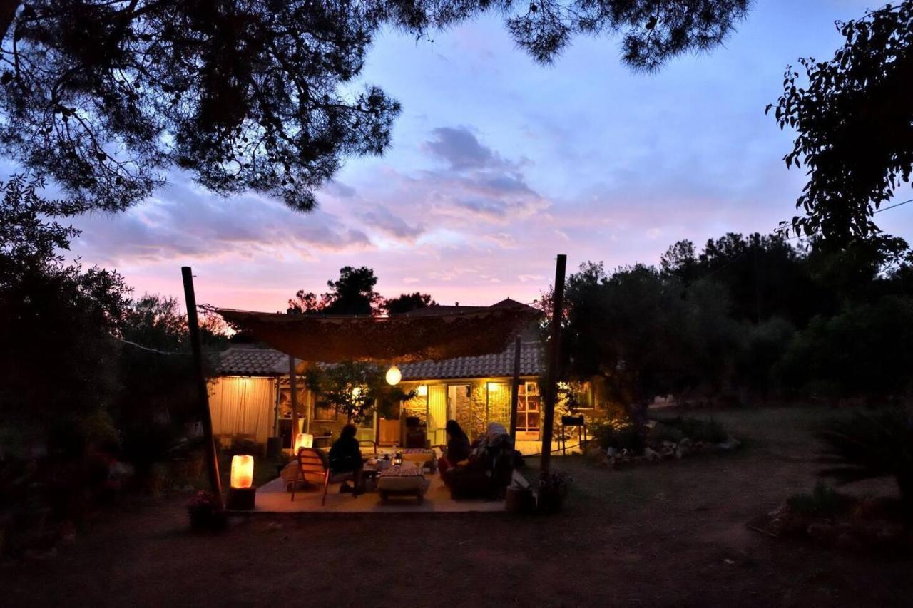 Glamping At A Lovely Tent In Skiaxtro- Marathopoli Villa Exterior foto