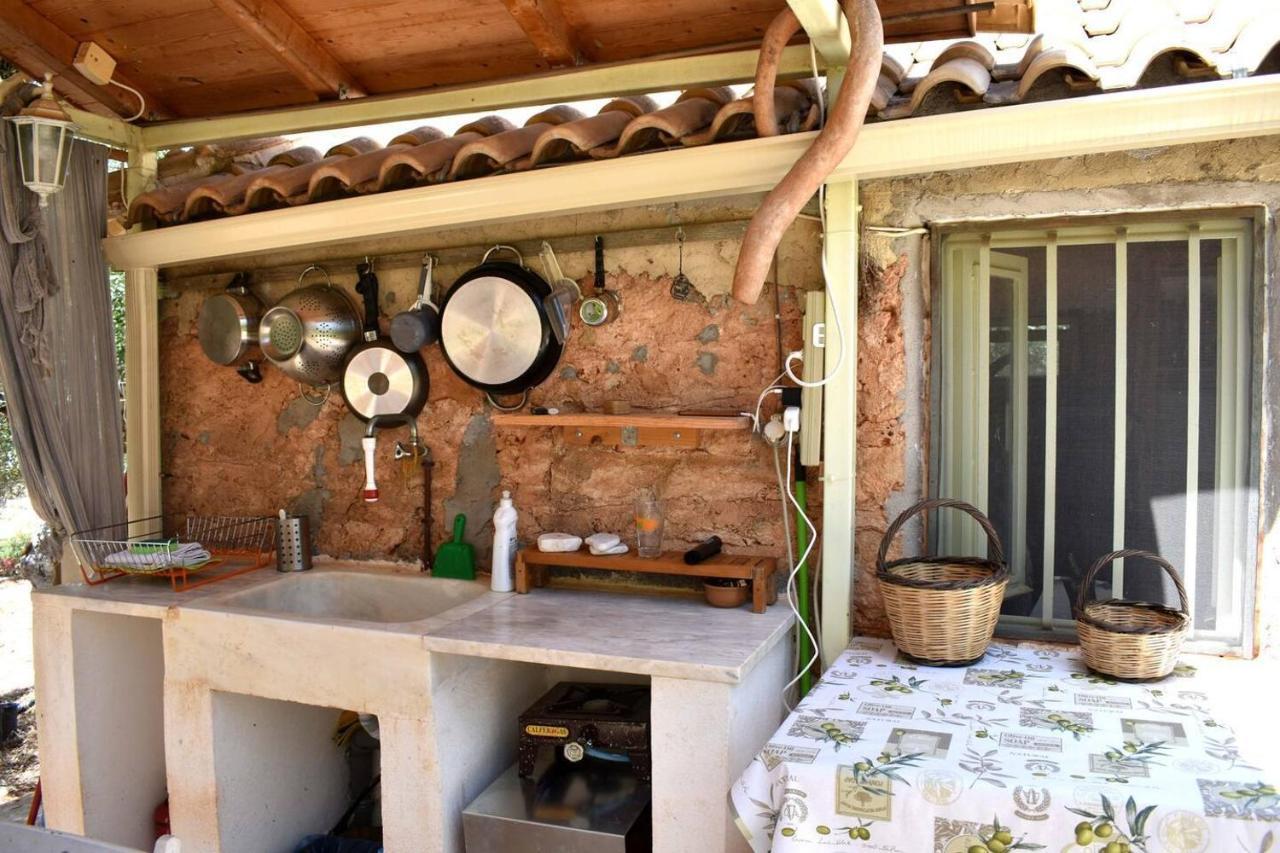 Glamping At A Lovely Tent In Skiaxtro- Marathopoli Villa Exterior foto