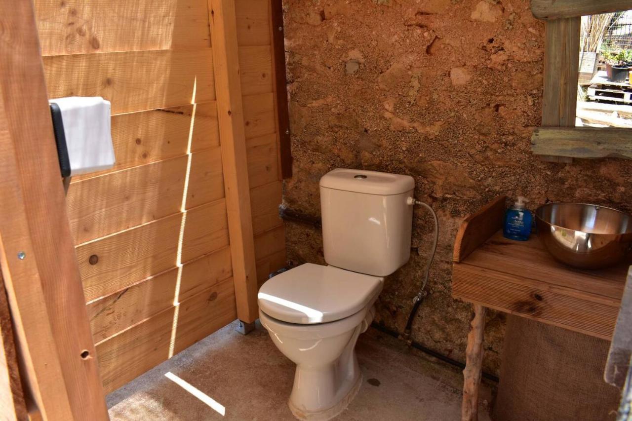 Glamping At A Lovely Tent In Skiaxtro- Marathopoli Villa Exterior foto
