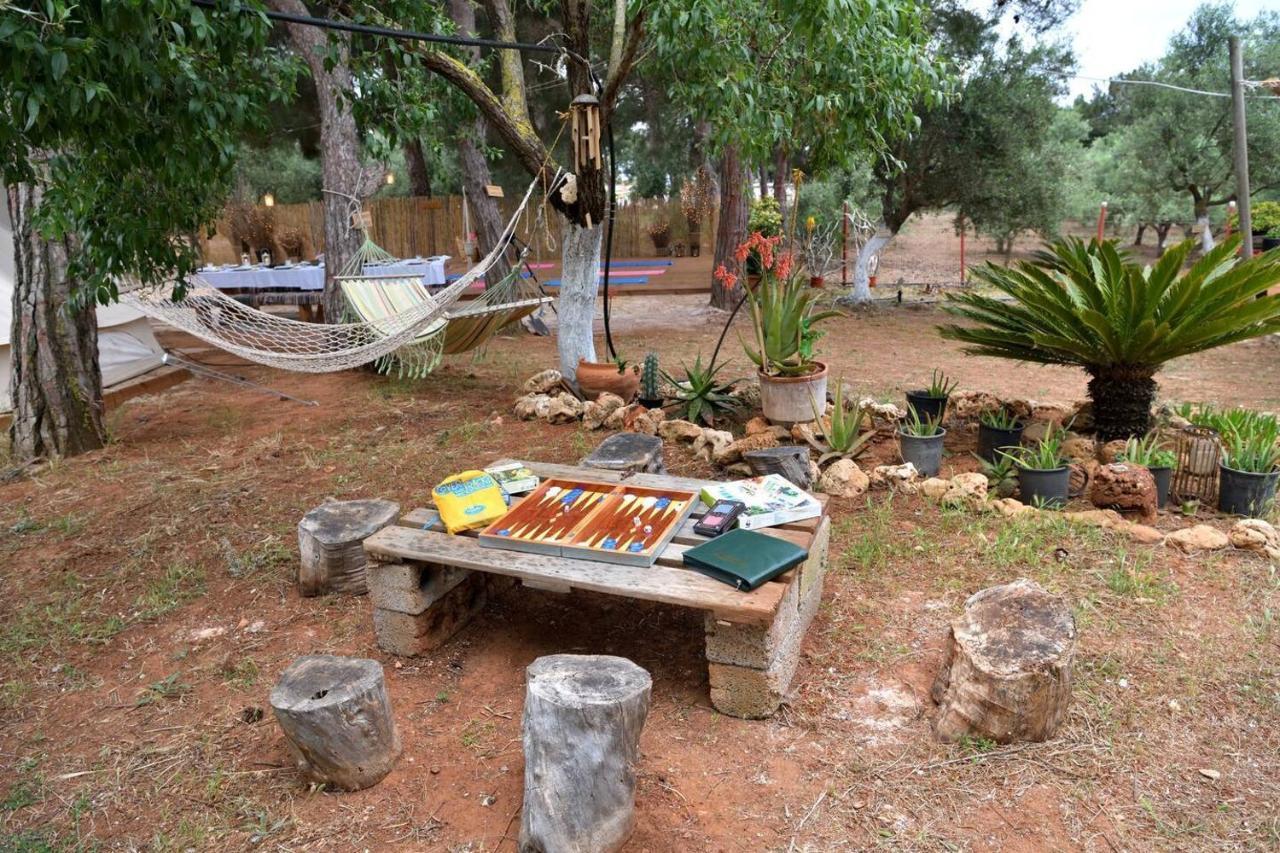 Glamping At A Lovely Tent In Skiaxtro- Marathopoli Villa Exterior foto