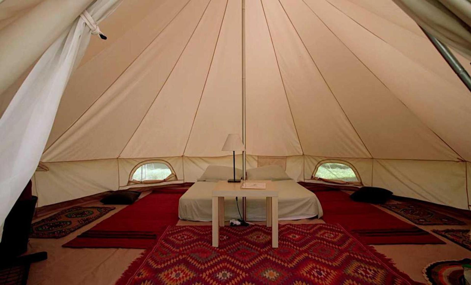 Glamping At A Lovely Tent In Skiaxtro- Marathopoli Villa Exterior foto